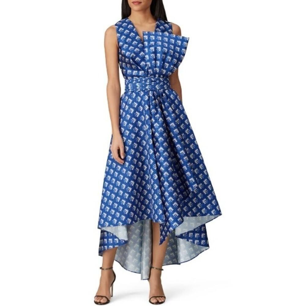 Sachin + Babi Bow Front Plunge Dress Sz. 8